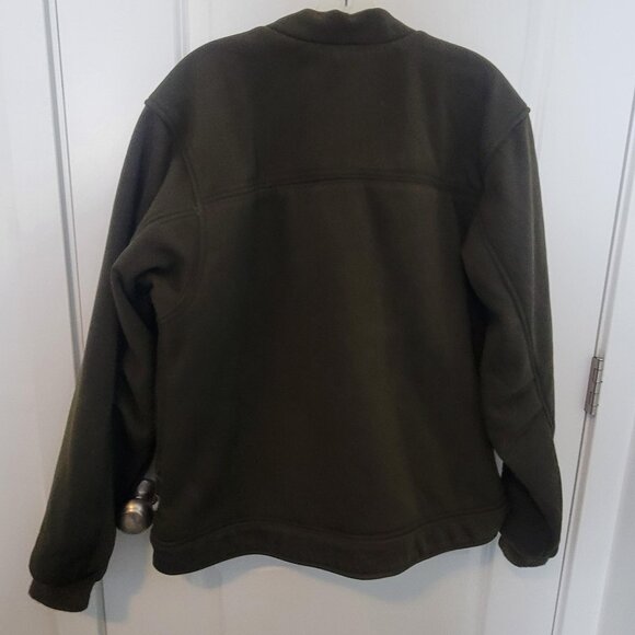 Vintage CC Filson Federal Ammunition Crew Jacket Dark Olive Green M Wool Lined - Picture 5 of 6